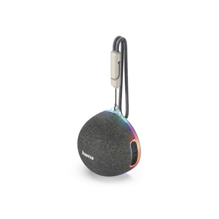 Hama MagBuddy Mini Altavoz Portatil con Anillo Magnetico - Bluetooth 6.0 - Iluminacion LED