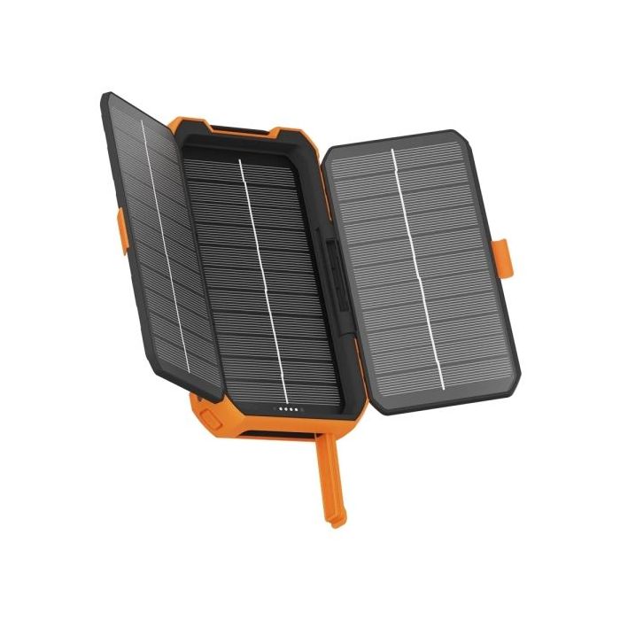 Xtorm Rugged Solar Powerbank 10.000 mAh 20W - Panel Solar Gen 24 - IP65 - 2x USB-C, 1X USB A - QC 3.0