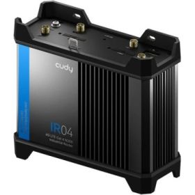 Cudy IR04_EU Router Industrial WiFi N300 4G LTE CAT 4 -  2 Ranuras SIM - 4 Puertos LAN - Alimentacion POE y DC - Montaje en Pare