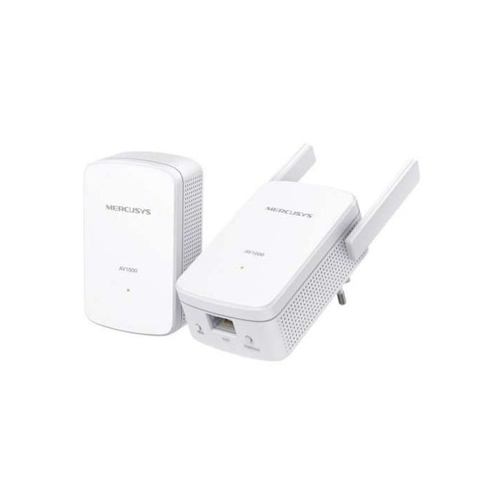 Mercusys MP510 Kit WiFi Powerline AV1000 Gigabit - 1000Mbps - Alcance hasta 300m - Gigabit Ethernet