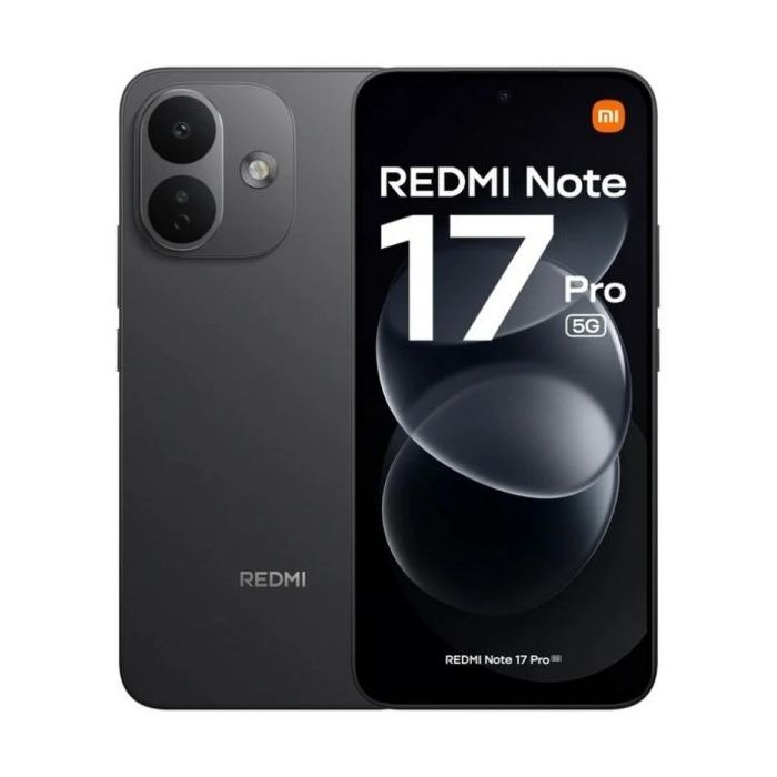 Xiaomi Redmi Note 17 Pro 5G Smartphone Pantalla 6.83  - 6GB - 256GB - Camara Principal 50MP - Bateria 8340mAh - Color Negro