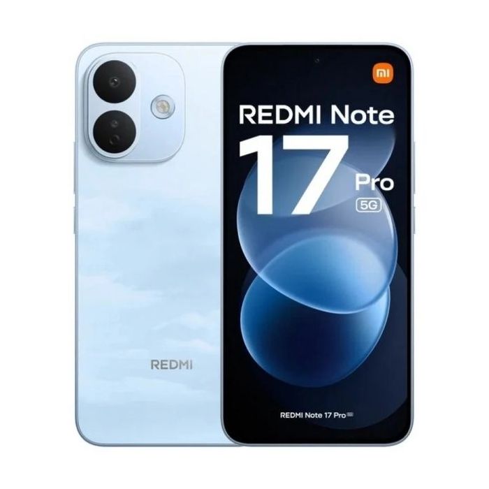 Xiaomi Redmi Note 17 Pro 5G Smartphone Pantalla 6.83  - 6GB - 256GB - Camara Principal 50MP - Bateria 8340mAh - Color Azul