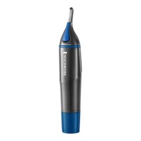 Remington Nano Series Recortador Facial - Cuerpo Exterior Antimicrobiano - Peines Guia para Cejas - Resistente al Agua - Color N
