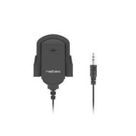 Natec Fox Microfono Omnidireccional - Compacto y Portatil - Cable 1,8m