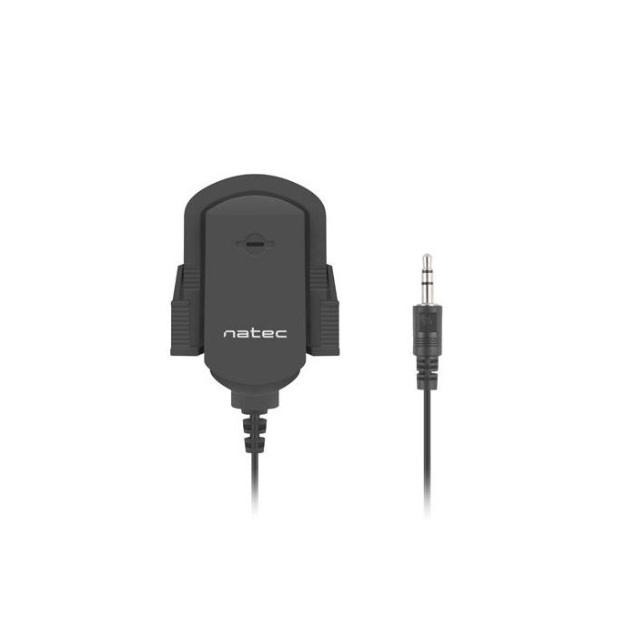 Natec Fox Microfono Omnidireccional - Compacto y Portatil - Cable 1,8m