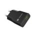 Natec Ribera Slim Cargador de Pared Gan 20W - 1xUSB-A + 1xUSB-C - Carga Rapida - Color Negro