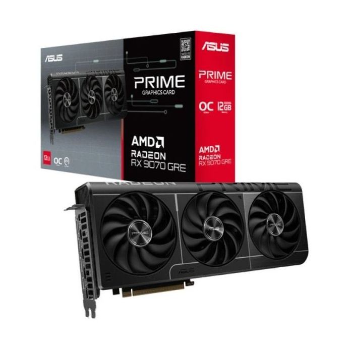 Asus PRIME AMD Radeon RX 9070 GRE OC Tarjeta Grafica 12GB GDDR6 RDNA 4