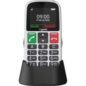 Gigaset GL30 Telefono Movil Para Mayores Pantalla 2.2  - Camara 0.3MP - Base de Carga - IP44 - Color Blanco