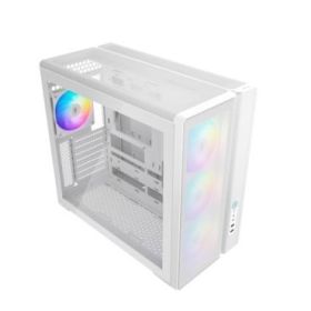 Sama S50 Caja Torre ATX - Lateral Cristal Templado - 2 x USB-A 3.0, 1 x USB-C 3.2 - 1 x Audio 1 x  Micro - 4 Ventiladores ARGB -