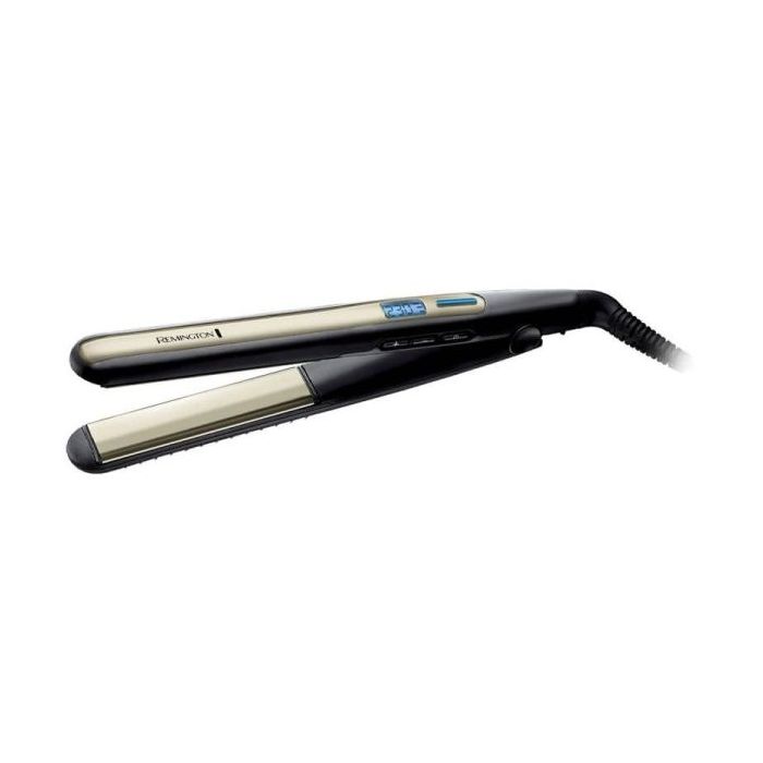 Remington Sleek - Curl Plancha de Pelo - Ceramica - Pantalla Digital - Autoapagado