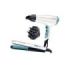 Remington Shine Therapy Pack Secador y Plancha de Pelo - 2300W - Secador con Rejilla Ceramica-Ionica - Plancha de Placas Ceramic
