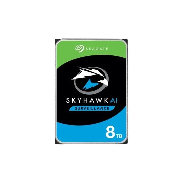 Seagate SkyHawk AI Surveillance Disco Duro Interno (HDD) 8TB 3.5  SATA3