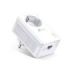 TP-Link TL-PA7017P Adaptador Powerline - Velocidad hasta 1Gbps - Cobertura hasta 300m - Toma de Corriente Integrada - Ethernet -