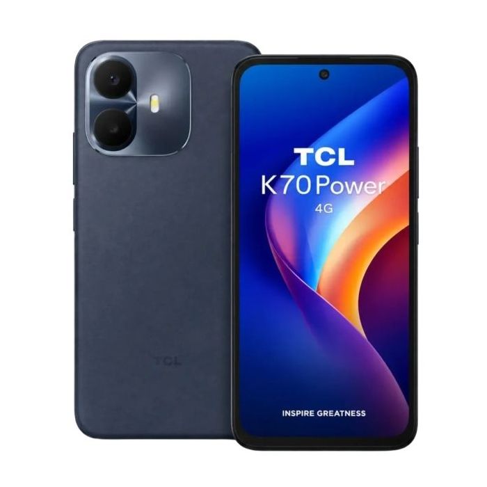 TCL K70 Power Smartphone 6.8  - 8GB - 256GB - 120Hz - Camara 50MP - Bateria 6500mAh - Color Azul