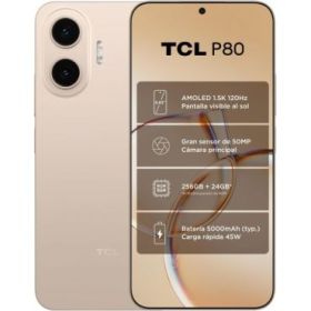 TCL P80 5G Smartphone 6,83  - 8GB - 256GB - Camara 50MP - Bateria 5000mAh - Color Dorado