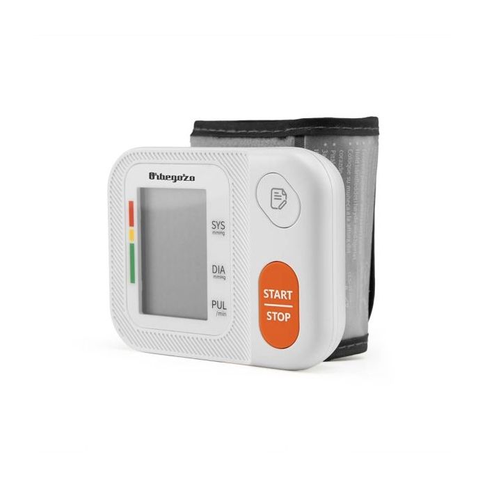 Orbegozo Tensiometro de Muñeca Digital - Medicion Automatica Inteligente - Modo Para Dos Personas - Pantalla LCD Grande - Detecc