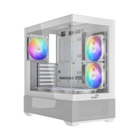 Sama V40 Caja Torre ATX - Lateral Cristal Templado  - 2 x USB-A 3.0, USB-C 3.1 - 1 x Audio 1 x Micro - 6 Ventiladores ARGB - Col
