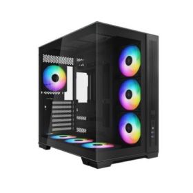 Sama V52 Caja Torre ATX - Lateral Cristal Templado  - 2 x USB-A 3.0, USB-C 3.2 - 1 x Audio + Micro - 7 Ventiladores ARGB - Color