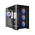 Sama V60 Caja Torre ATX - Lateral Cristal Templado Curvado  - 2 x USB-A 3.0, USB-C 3.2 - 1 x Audio + Micro - 7 Ventiladores ARGB
