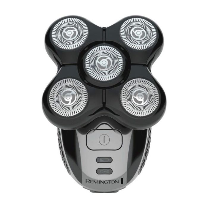 Remington Ultimate Series RX5 Afeitadora para Cabeza - 5 Cabezales Rotativos - Bateria Recargable - Color Negro
