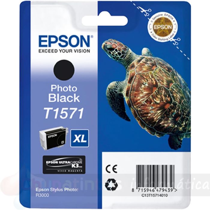 Epson T1571 Negro Foto Cartucho de Tinta Original - C13T15714010