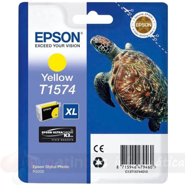 Epson T1574 Amarillo Cartucho de Tinta Original - C13T15744010