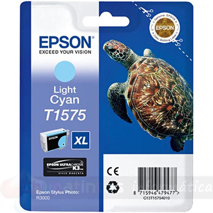 Epson T1575 Cian Light Cartucho de Tinta Original - C13T15754010