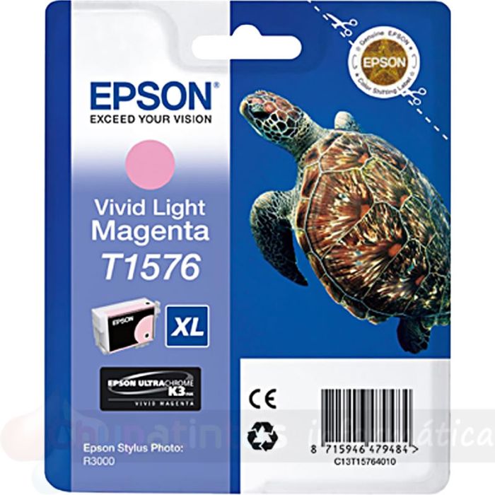 Epson T1576 Magenta Light Cartucho de Tinta Original - C13T15764010