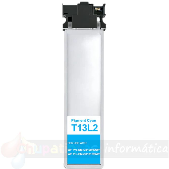 Epson T13L2 Cian Cartucho de Tinta Pigmentada Genérico - Reemplaza C13T13L240