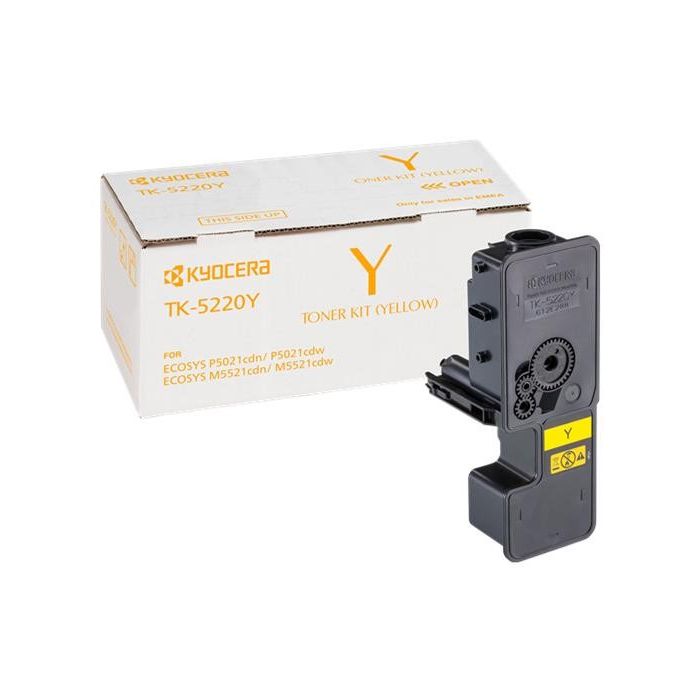 Kyocera TK5220 Amarillo Cartucho de Toner Original - Reemplaza 1T02R9ANL1/TK5220Y