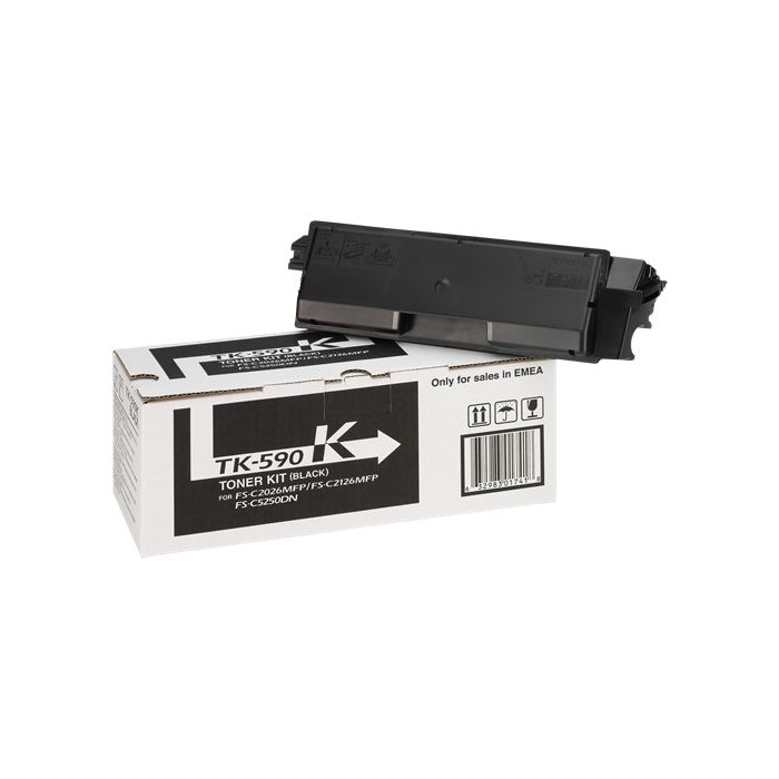 Kyocera TK590 Negro Cartucho de Toner Original - 1T02KV0NL0/TK590K