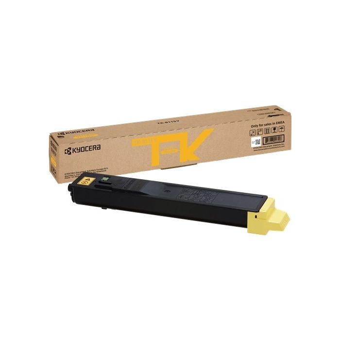 Kyocera TK8115 Amarillo Cartucho de Toner Original - 1T02P3ANL0/TK8115Y