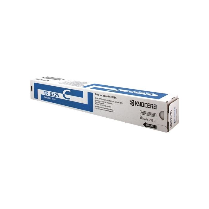 Kyocera TK8325 Cyan Cartucho de Toner Original - 1T02NPCNL0/TK8325C