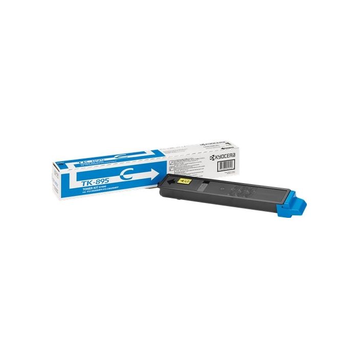 Kyocera TK895 Cyan Cartucho de Toner Original - 1T02K0CNL0/TK895C