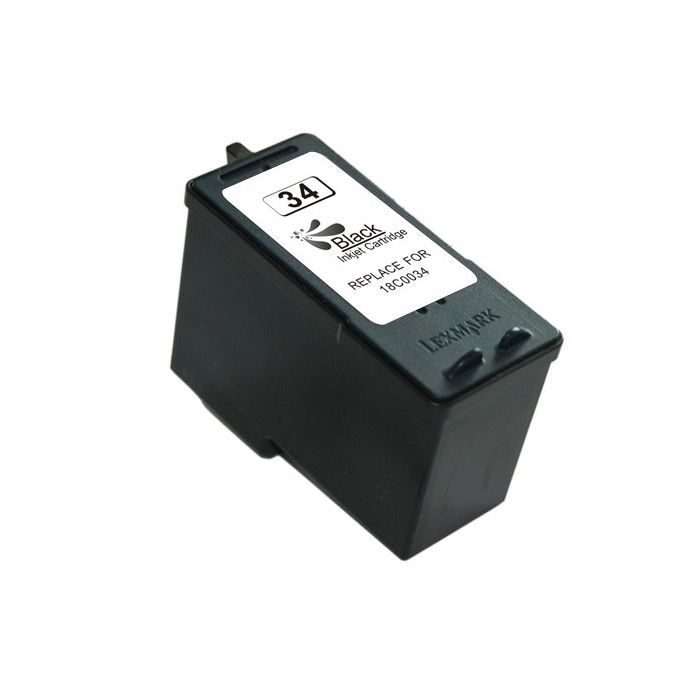 Lexmark 34 Negro Cartucho de Tinta Generico - Reemplaza 18C0034E