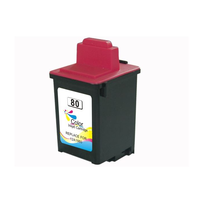 Lexmark 80 Color Cartucho de Tinta Generico - Reemplaza 12A1980E