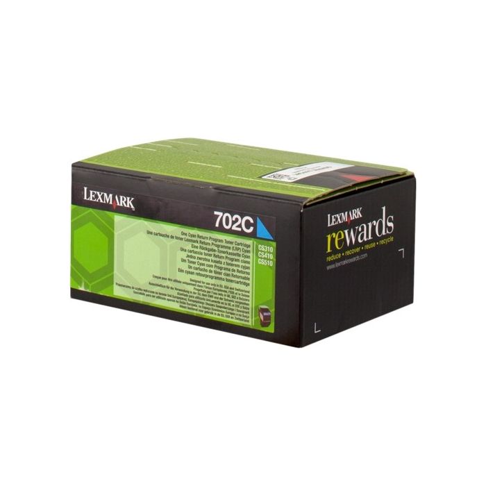 Lexmark CS310/CS410/CS510 Cyan Cartucho de Toner Original - 70C20C0/702C