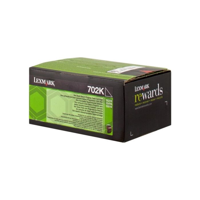 Lexmark CS310/CS410/CS510 Negro Cartucho de Toner Original - 70C20K0/702K
