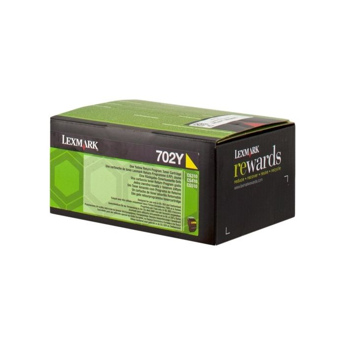 Lexmark CS310/CS410/CS510 Amarillo Cartucho de Toner Original - 70C20Y0/702Y