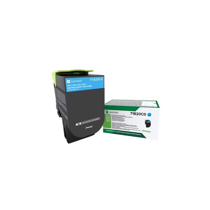 Lexmark CS317/CS417/CS517/CX317/CX417/CX517 Cyan Cartucho de Toner Original - 71B20C0