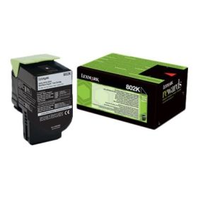 Lexmark CX310/CX410/CX510 Negro Cartucho de Toner Original - 80C20K0/802K