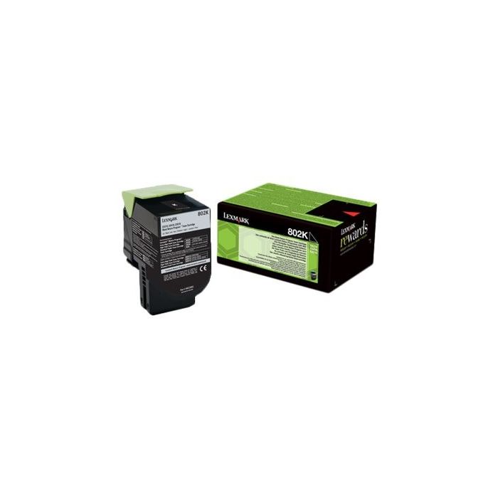 Lexmark CX310/CX410/CX510 Negro Cartucho de Toner Original - 80C20K0/802K