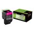 Lexmark CX310/CX410/CX510 Magenta Cartucho de Toner Original - 80C20M0/802M