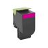 Lexmark CX410/CX510 Magenta Cartucho de Toner Original - 80C2HM0/80C2HME/802HM