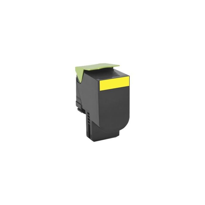 Lexmark CX410/CX510 Amarillo Cartucho de Toner Original - 80C2HY0/80C2HYE/802HY