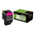 Lexmark CX510 Magenta Cartucho de Toner Original - 80C2XM0/80C2XME/802XM