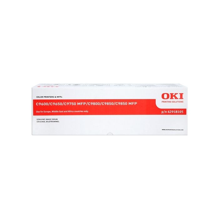 OKI C9600/C9650/C9655/C9800/C9850 Amarillo Tambor de Imagen Original - 42918105