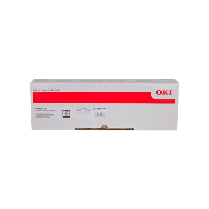 OKI C831/C841 Negro Cartucho de Toner Original - 44844508