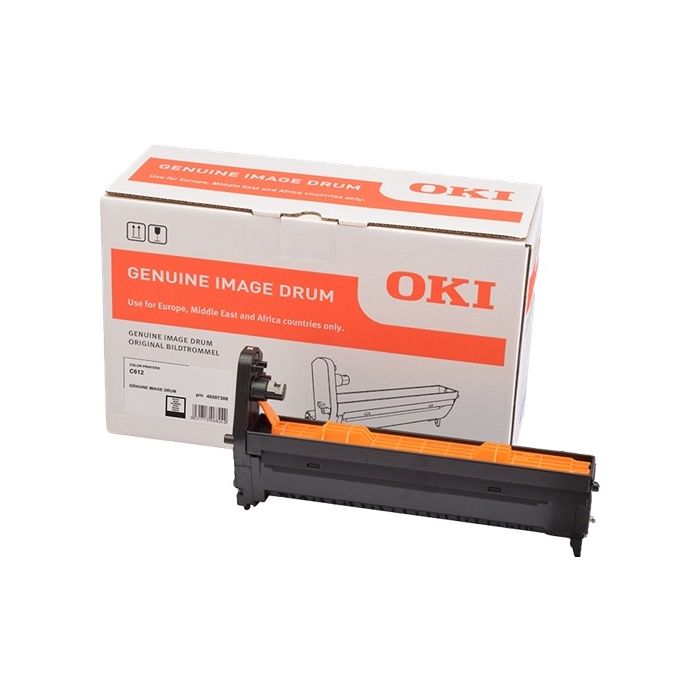 OKI C612 Negro Tambor de Imagen Original - 46507308 (Drum)