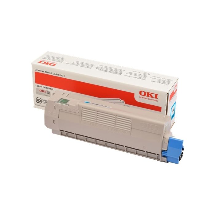 OKI C612 Cyan Cartucho de Toner Original - 46507507